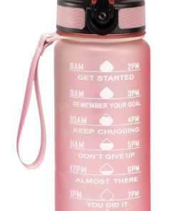 Hollywood Motivational Bottle 600ml "Light pink"