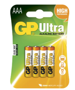 Batteri AAA ULTRA 4 pk