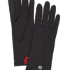 Merino wool liner long-5 finger "black"- hestra