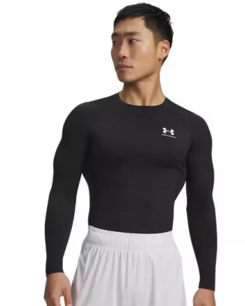 HG Armour Comp LS "Black" - Under Armour