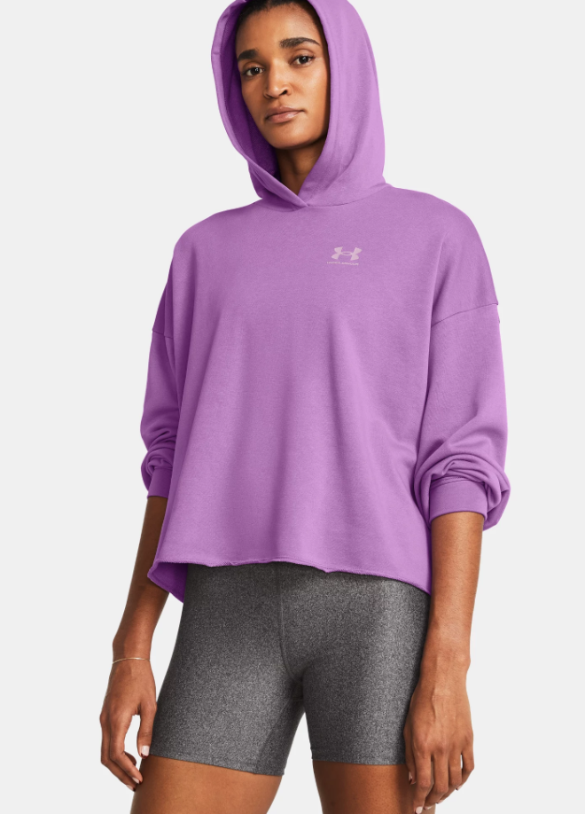 Rival Terry OS Hoodie "Provence Purple" - Under Armour