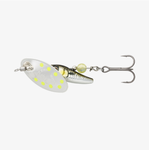 Sticklebait Spinner #2 7,3g "Green Silver Ayu" - Savage Gear