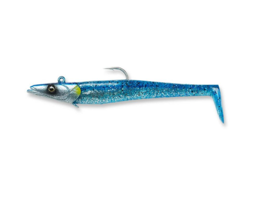 Sandeel V2 14cm 22g Sinking "Blue Pearl Silver" - Savage Gear