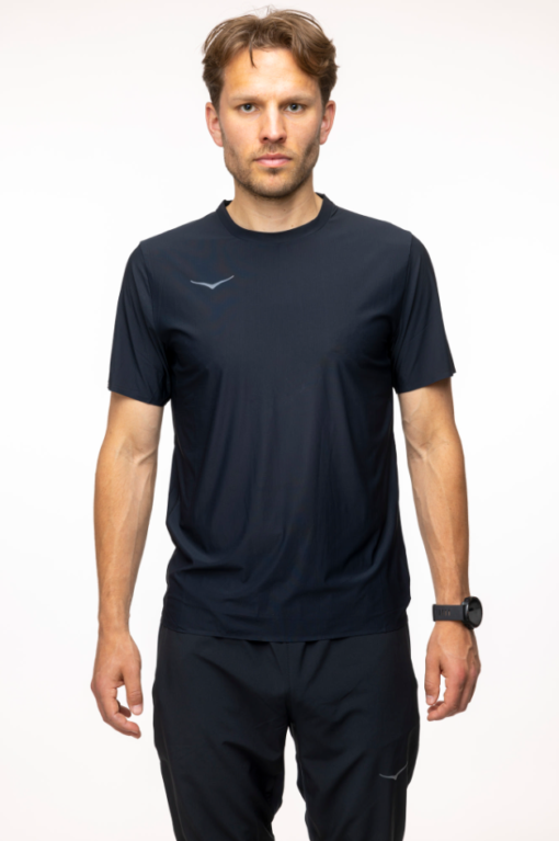 M Airolite Run Short Sleeve "Black" - Hoka One One