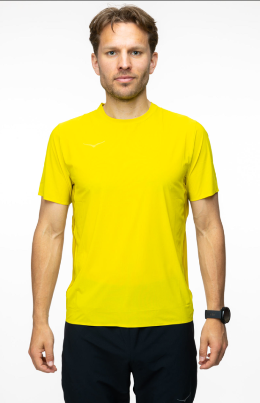 M Airolite Run Short Sleeve "Aura" - Hoka One One