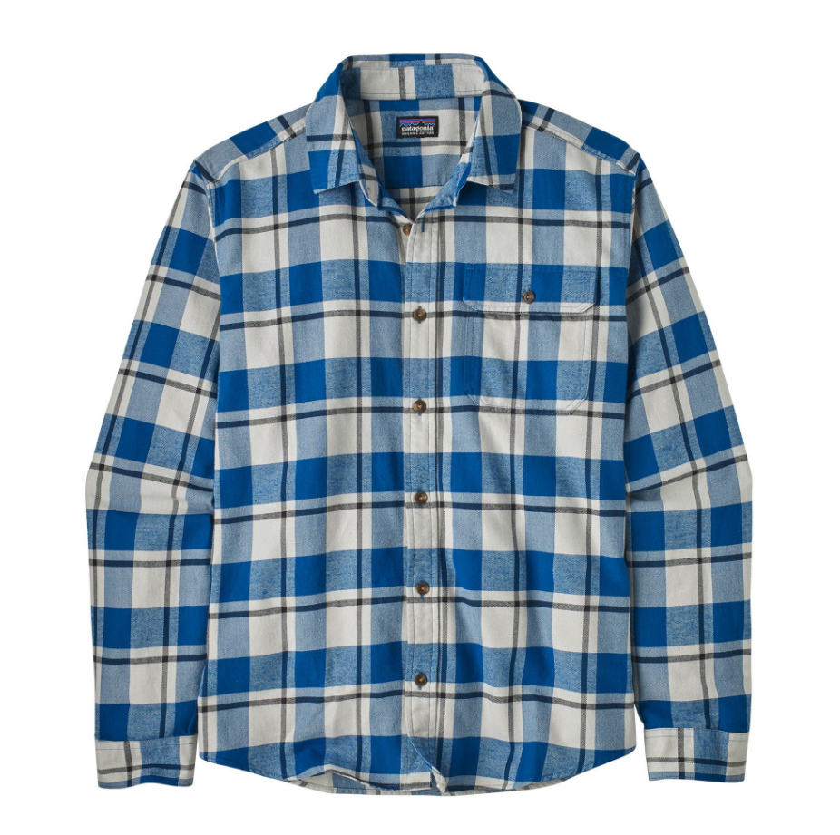 M´s L/S LW Fjord Flannel Shirt "Captain: Endless Blue" - Patagonia
