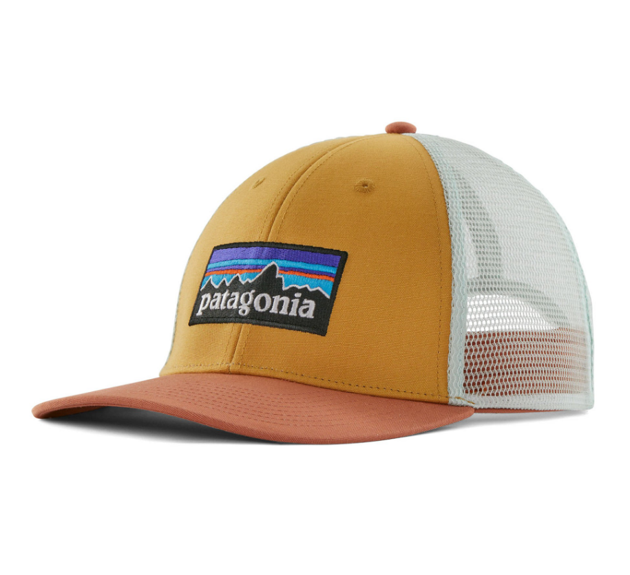 P-6 Logo LoPro Trucker Hat One Size "Pufferfish Gold" - Patagonia