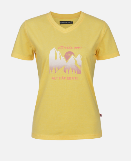 Varde T-Shirt m Print "Håp/Sunset Gold" - Jotunheim