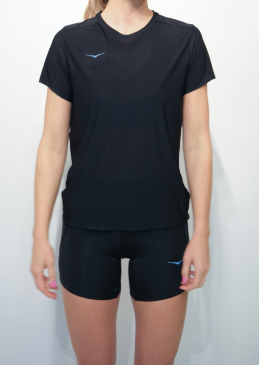 W Airolite Run Short Sleeve "Black" - Hoka One One