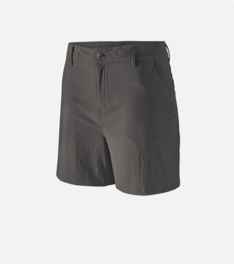 W´s Qandary Shorts - 5 in. "Forge Grey" - Patagonia