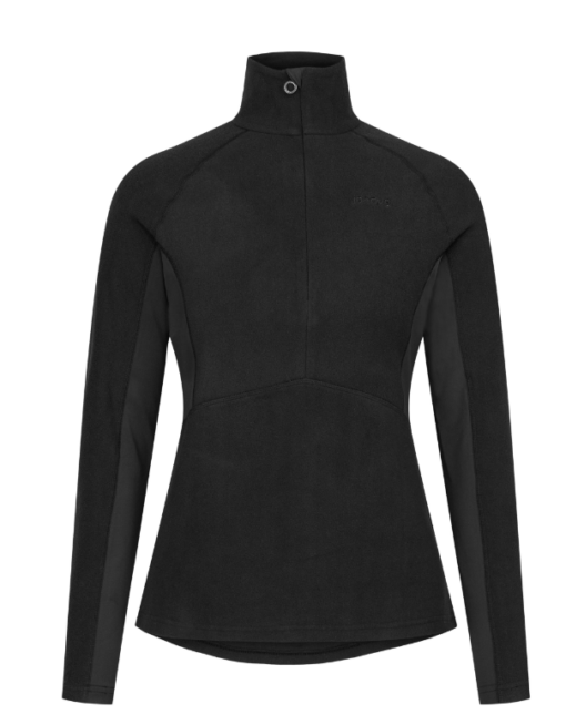 Fusion fleece halfzip "black"- johaug