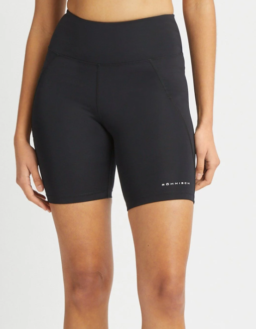 Flattering high waist bike tights "black"- Røhnisch