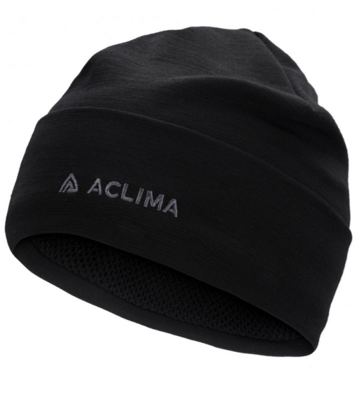 Woolnet Original Beanie U One Size "Jet Black" - Aclima