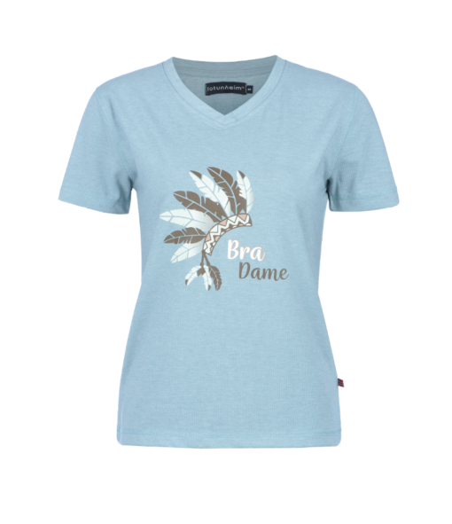 Varde T-Shirt m Print Dame "Bra/Slate" - Jotunheim