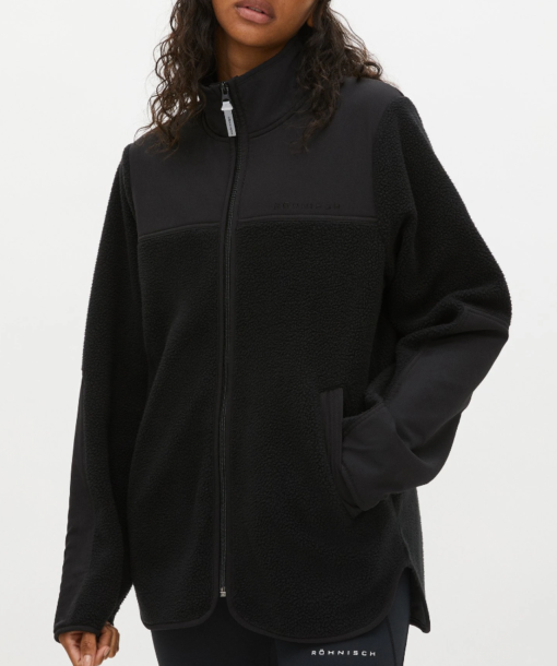 Phoebe Pile Jacket "Black" - Röhnisch