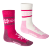 Rusa Sock 2pk "Basic pink"- Kari traa