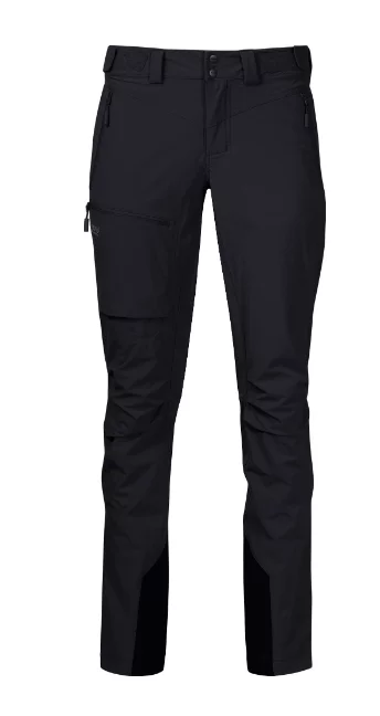 Breheimen Softshell wmn Pants "Black/Solid Charcoal" Bergans