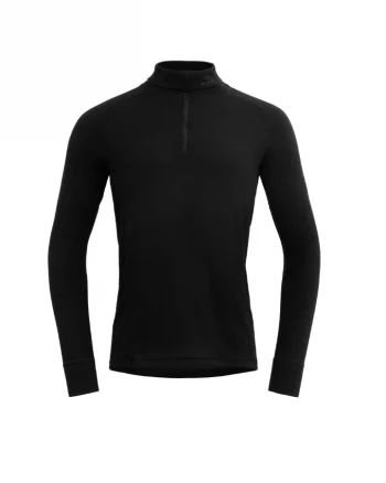 Duo Active Merino 205 Zip Neck Man "Black/Black" - Devold