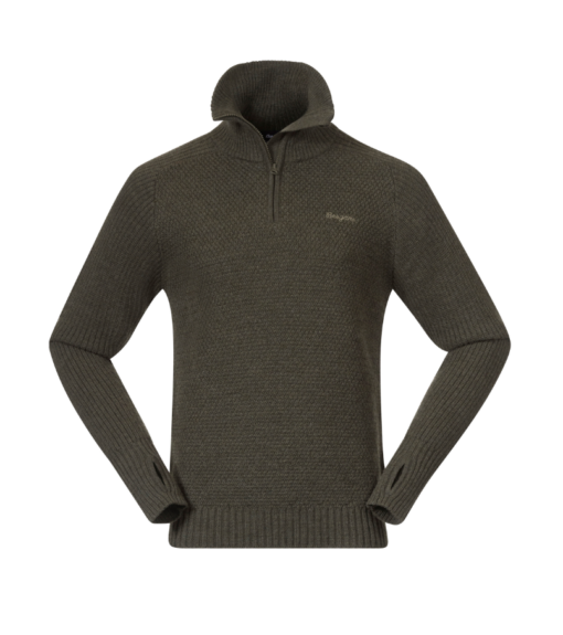 Ulriken Jumper Men "Dark Green Mud" - Bergans