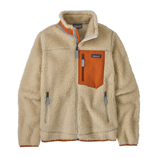 W`s Classic Retro-X Jkt Dame "Dark Natural w/Redtail Rust" - Patagonia