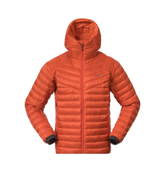 Rabot Light Down Jacket Hood Men "Lava" - Bergans