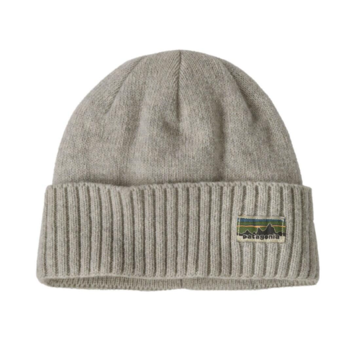 Brodeo Beanie OS "OG Legacy Label: Crisp Grey" - Patagonia