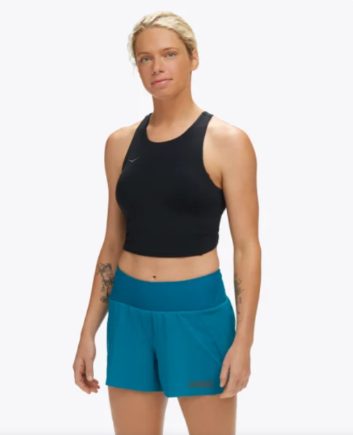 W Elaro Crop Bra "Black" - Hoka One One