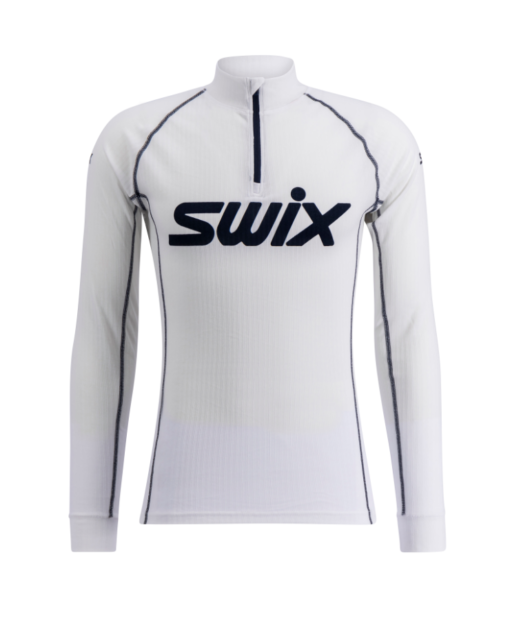 RaceX Classic Half Zip man "Bright White/dark navy" - Swix