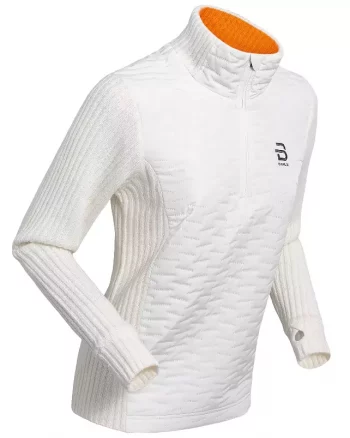 Halfzip Comfy 2.0 Wmn "Snow White" - Dæhlie