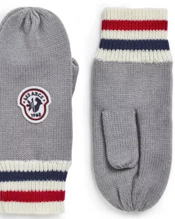 Pascale Knitted mitt "greym" - Les Arcs