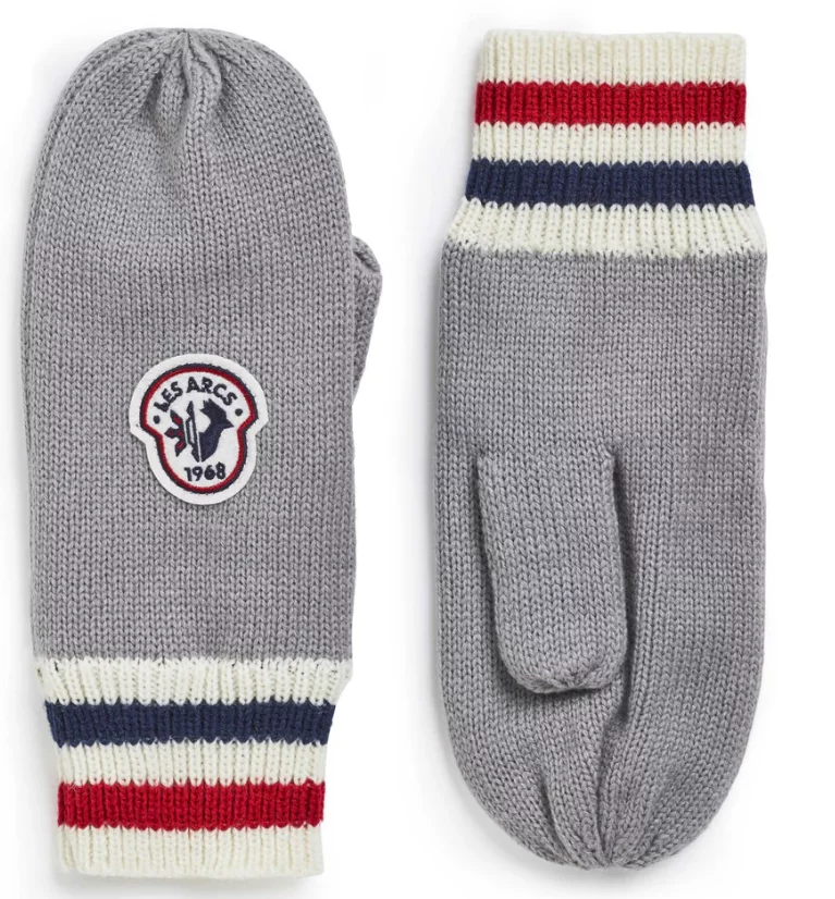 Pascale Knitted mitt "greym" - Les Arcs