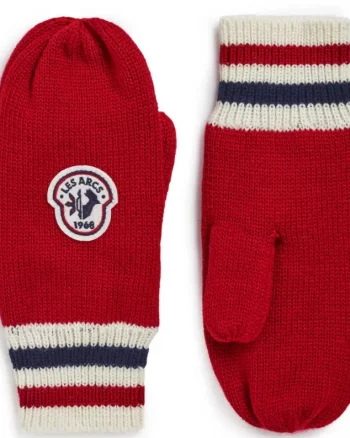 Pascale knitted mitt "red"- Les Arcs