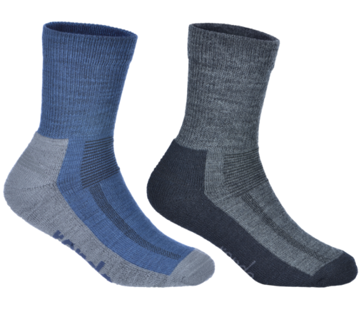 Venabu Jr Ullsokk 2-pk "INSIGNIA BLUE/CHARCOAL" - Ronde