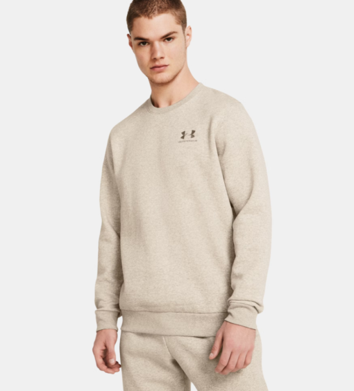 Icon Fleece Crew "Timberwolf Taupe" - Under Armour