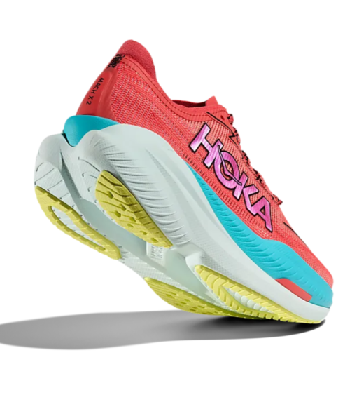 W Mach X 2 "GRAPEFRUIT / ELECTRIC CORAL" - Hoka One One