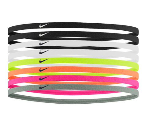 Nike Skinny Headbands 8 PK "BLACK/BLACK/WHITE"