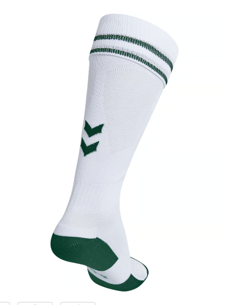 Element football sock  "white/evergreen "- hummel