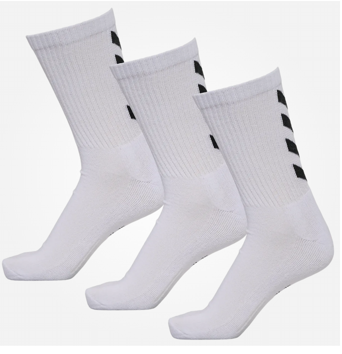 Fundamental 3-pack sock "White"- Hummel