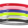 Nike Y Swoosh Sport Headband 6 PK "UNIVERSITY RED/PINK/GAME ROYAL"