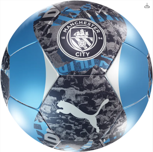 MCFC Prematch Ball "Strong Gray-Team Light Blue" - Puma