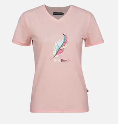 Varde T-shirt m Print dame "Bra/Coral Cloud" - Jotunheim