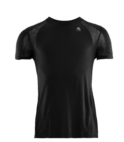 Lightwool 140 Sports T-Shirt M´s "Jet Black" - Aclima