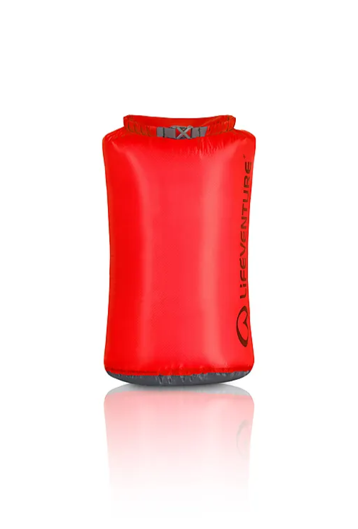 Vanntett Pakkpose Ultralight Drybag 25L "Red" - Lifeventure