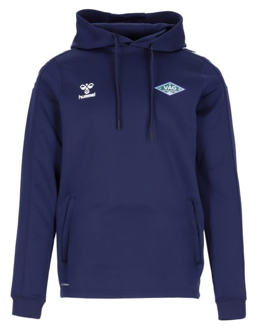 Hmlcore XK Poly sweat hoodie senior "marine"- Hummel