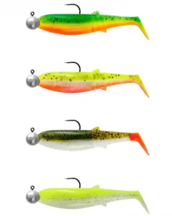 Cannibal Shad 12,5cm 20g DW Mix 4pk - Savage Gear