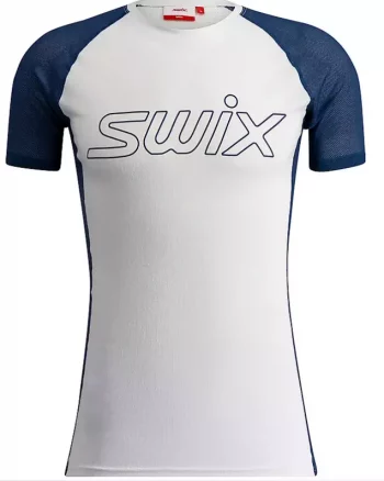 RaceX Light Short Sleeve M "Bright White/Lake Blue" - Swix