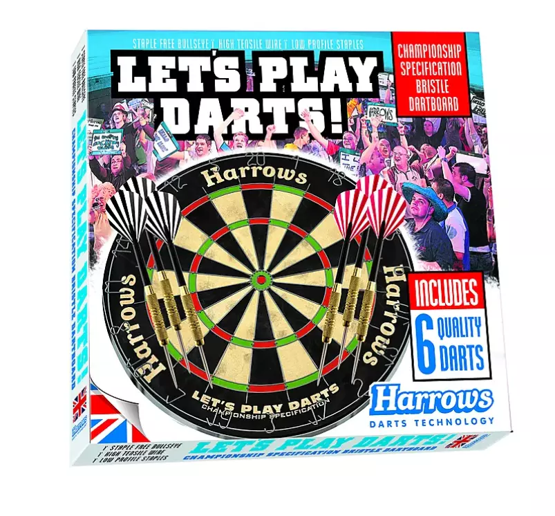 Dart Set Lets Play Darts Bristle - Harrows