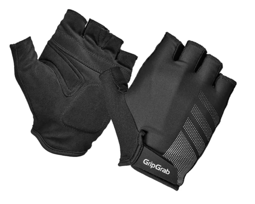 RIDE Lite Padded Short Finger Summer Gloves "Black" - Gripgrab