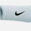 NIKE SWOOSH DOUBLEWIDE WRISTBANDS 2 PK "White"