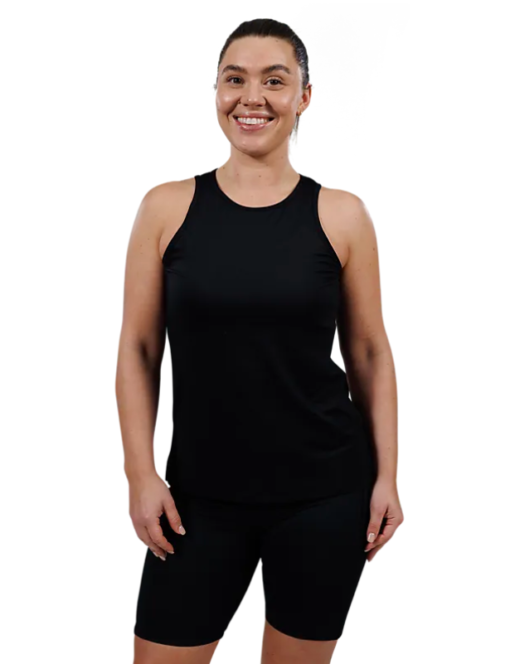 Milano W Sleeveless Top "Black" - Workout